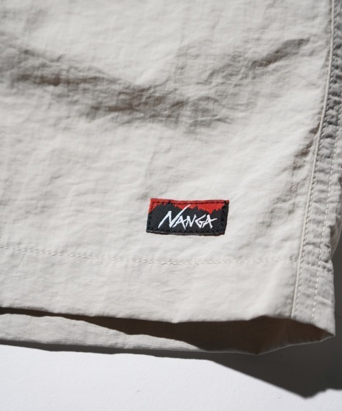NANGA(ナンガ)の「NANGA / ナンガ NYLON TUSSER EASY SHORTS ナイロンタッサー イージーショーツ(その他パンツ・メンズ・ブルー/アイボリー/オレンジ/グリーン/ブラック/ライトパープル/ライトイエロー・MEDIUM/LARGE/SMALL/X-LARGE)」の18枚目の写真
