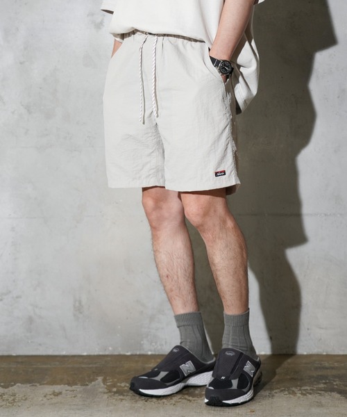 NANGA(ナンガ)の「NANGA / ナンガ NYLON TUSSER EASY SHORTS ナイロンタッサー イージーショーツ(その他パンツ・メンズ・ブルー/アイボリー/オレンジ/グリーン/ブラック/ライトパープル/ライトイエロー・MEDIUM/LARGE/SMALL/X-LARGE)」の11枚目の写真