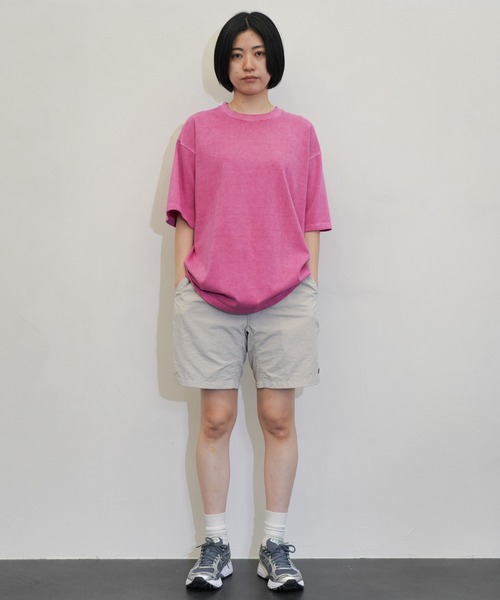 NANGA(ナンガ)の「NANGA / ナンガ NYLON TUSSER EASY SHORTS ナイロンタッサー イージーショーツ(その他パンツ・メンズ・ブルー/アイボリー/オレンジ/グリーン/ブラック/ライトパープル/ライトイエロー・MEDIUM/LARGE/SMALL/X-LARGE)」の8枚目の写真