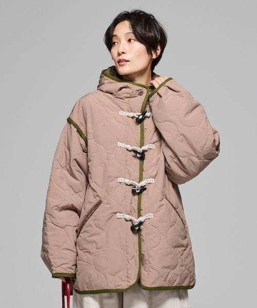 セール】【軽い・暖かい】キルティングダッフルジャケット（ダッフル