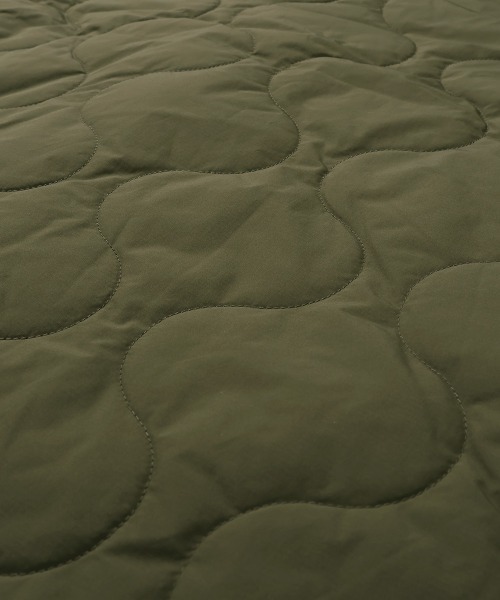 KRIFF MAYER Lady's Collection（クリフメイヤーレディースコレクション）の「【軽い・暖かい】キルティングダッフルジャケット（ダッフルコート・レディース・グレー/ピンクベージュ/オリーブ/キャメル/ブラック/パープル/カラフル・LARGE/MEDIUM）」の9枚目の写真