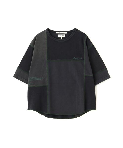 AVIREX(アヴィレックス)の「3/4SLEEVE WAFFLE MIX T-SHIRT/ワッフルミックスTシャツ(Tシャツ/カットソー・レディース・ナチュラル/チャコールグレー/ダークブラウン・F)」の21枚目の写真
