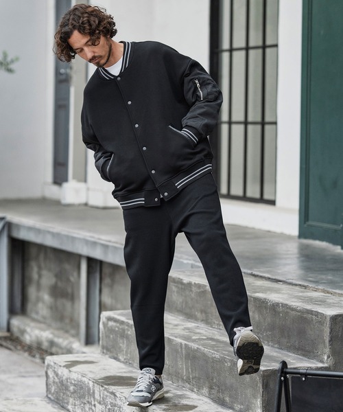CAMBIO（カンビオ）の「mp13862-Back Shaggy Cardboard Knit Balloon Silhouette Pants ダンボールニットパンツ（その他パンツ・メンズ・チャコールグレー/ブラック/ブラウン・S/M/L）」の8枚目の写真
