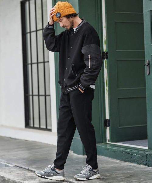 CAMBIO（カンビオ）の「mp13862-Back Shaggy Cardboard Knit Balloon Silhouette Pants ダンボールニットパンツ（その他パンツ・メンズ・チャコールグレー/ブラック/ブラウン・S/M/L）」の9枚目の写真