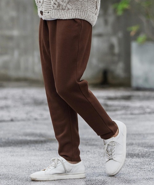 CAMBIO（カンビオ）の「mp13862-Back Shaggy Cardboard Knit Balloon Silhouette Pants ダンボールニットパンツ（その他パンツ・メンズ・チャコールグレー/ブラック/ブラウン・S/M/L）」の12枚目の写真