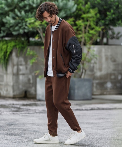 CAMBIO（カンビオ）の「mp13862-Back Shaggy Cardboard Knit Balloon Silhouette Pants ダンボールニットパンツ（その他パンツ・メンズ・チャコールグレー/ブラック/ブラウン・S/M/L）」の14枚目の写真