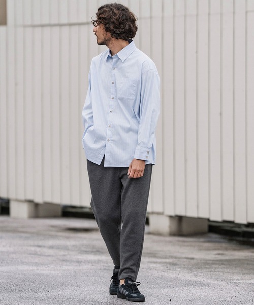 CAMBIO（カンビオ）の「mp13862-Back Shaggy Cardboard Knit Balloon Silhouette Pants ダンボールニットパンツ（その他パンツ・メンズ・チャコールグレー/ブラック/ブラウン・S/M/L）」の19枚目の写真