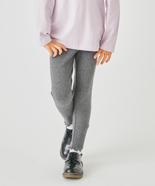 ever closet（エバークローゼット）の「優秀ストレッチレギンス（レギンス/スパッツ・キッズ・モカ/ピンク系その他4/ダークネイビー/ブラック/イエロー系その他/ブルー系その他/チャコール/ラベンダー/アイボリー/グリーン/ダークグリーン/杢グレー/グレー系その他・160cm/150cm/110cm/100cm/90cm/80ｃｍ/140cm/130cm/120cm）」の4枚目の写真