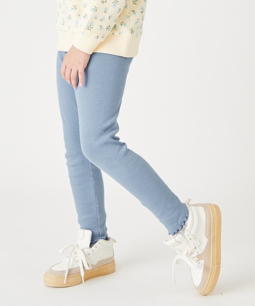 ever closet（エバークローゼット）の「優秀ストレッチレギンス（レギンス/スパッツ・キッズ・モカ/ピンク系その他4/ダークネイビー/ブラック/イエロー系その他/ブルー系その他/チャコール/ラベンダー/アイボリー/グリーン/ダークグリーン/杢グレー/グレー系その他・160cm/150cm/110cm/100cm/90cm/80ｃｍ/140cm/130cm/120cm）」の9枚目の写真