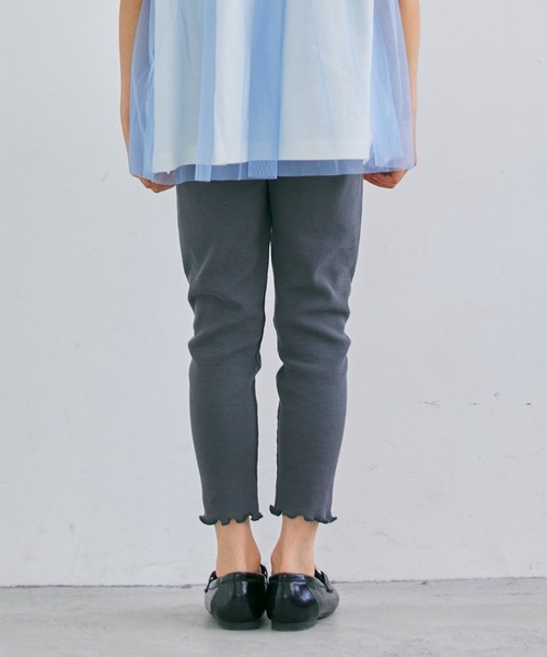 ever closet（エバークローゼット）の「優秀ストレッチレギンス（レギンス/スパッツ・キッズ・モカ/ピンク系その他4/ダークネイビー/ブラック/イエロー系その他/ブルー系その他/チャコール/ラベンダー/アイボリー/グリーン/ダークグリーン/杢グレー/グレー系その他・160cm/150cm/110cm/100cm/90cm/80ｃｍ/140cm/130cm/120cm）」の5枚目の写真