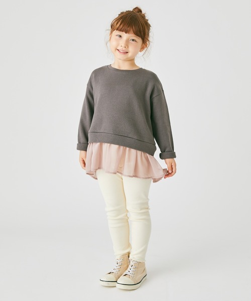 ever closet（エバークローゼット）の「優秀ストレッチレギンス（レギンス/スパッツ・キッズ・モカ/ピンク系その他4/ダークネイビー/ブラック/イエロー系その他/ブルー系その他/チャコール/ラベンダー/アイボリー/グリーン/ダークグリーン/杢グレー/グレー系その他・160cm/150cm/110cm/100cm/90cm/80ｃｍ/140cm/130cm/120cm）」の18枚目の写真