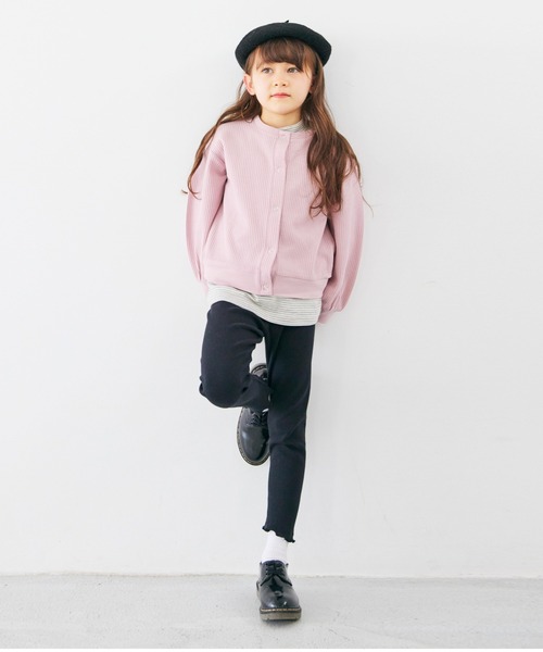 ever closet（エバークローゼット）の「優秀ストレッチレギンス（レギンス/スパッツ・キッズ・モカ/ピンク系その他4/ダークネイビー/ブラック/イエロー系その他/ブルー系その他/チャコール/ラベンダー/アイボリー/グリーン/ダークグリーン/杢グレー/グレー系その他・160cm/150cm/110cm/100cm/90cm/80ｃｍ/140cm/130cm/120cm）」の19枚目の写真