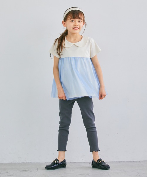 ever closet（エバークローゼット）の「優秀ストレッチレギンス（レギンス/スパッツ・キッズ・モカ/ピンク系その他4/ダークネイビー/ブラック/イエロー系その他/ブルー系その他/チャコール/ラベンダー/アイボリー/グリーン/ダークグリーン/杢グレー/グレー系その他・160cm/150cm/110cm/100cm/90cm/80ｃｍ/140cm/130cm/120cm）」の21枚目の写真