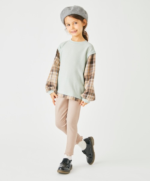 ever closet（エバークローゼット）の「優秀ストレッチレギンス（レギンス/スパッツ・キッズ・モカ/ピンク系その他4/ダークネイビー/ブラック/イエロー系その他/ブルー系その他/チャコール/ラベンダー/アイボリー/グリーン/ダークグリーン/杢グレー/グレー系その他・160cm/150cm/110cm/100cm/90cm/80ｃｍ/140cm/130cm/120cm）」の22枚目の写真