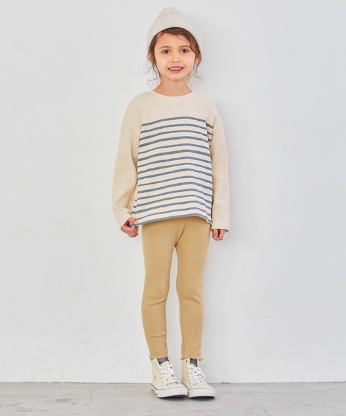 ever closet（エバークローゼット）の「優秀ストレッチレギンス（レギンス/スパッツ・キッズ・モカ/ピンク系その他4/ダークネイビー/ブラック/イエロー系その他/ブルー系その他/チャコール/ラベンダー/アイボリー/グリーン/ダークグリーン/杢グレー/グレー系その他・160cm/150cm/110cm/100cm/90cm/80ｃｍ/140cm/130cm/120cm）」の16枚目の写真