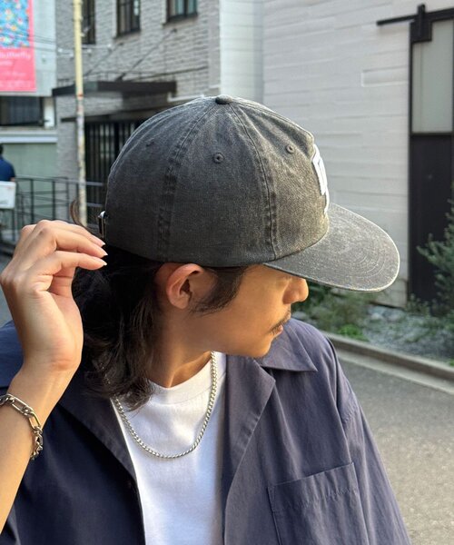 CIAOPANIC（チャオパニック）の「ヴィンテージライクキャップ（キャップ・レディース・ネイビー/ブラウン/チャコールグレー・FREE）」の5枚目の写真