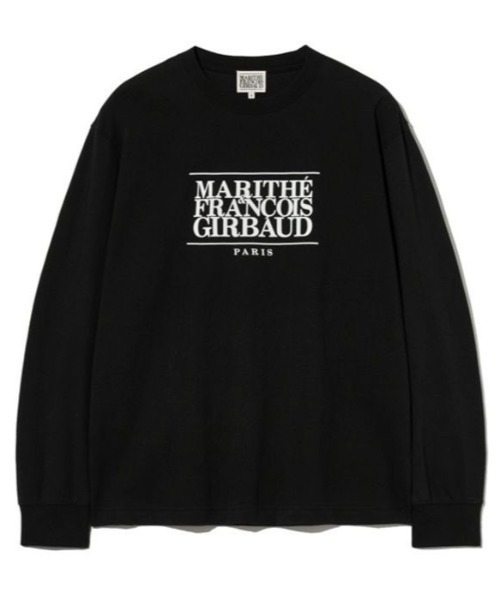 マリテフランソワジルボー MARITHE+FRANCOIS GIRBAUD LOGO LONG SLEEVE ロングカットソー 1MG24CLS101 MARITHE + FRANCOIS GIRBAUD マリテフランソワジルボー MARITHE+