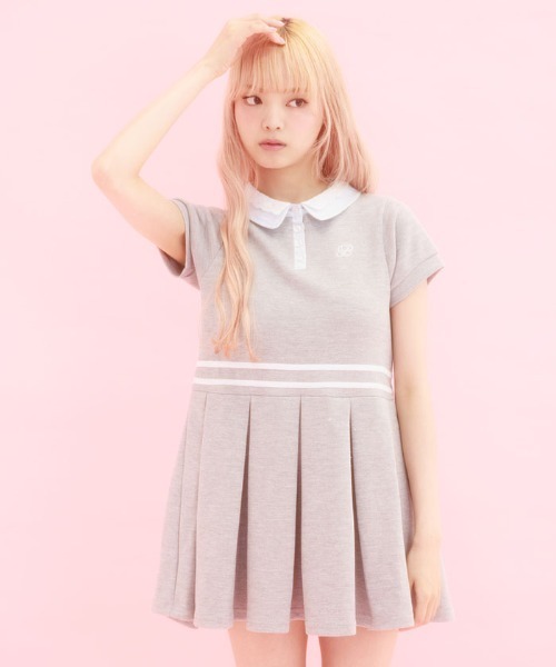 ポロプリーツワンピース（ワンピース）｜FickleBebe（フィクルベベ）の