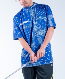 ★STARTER GOLF★スターターゴルフ BANDANA MOCK NECK TEE モックネック Tシャツ SG-123004