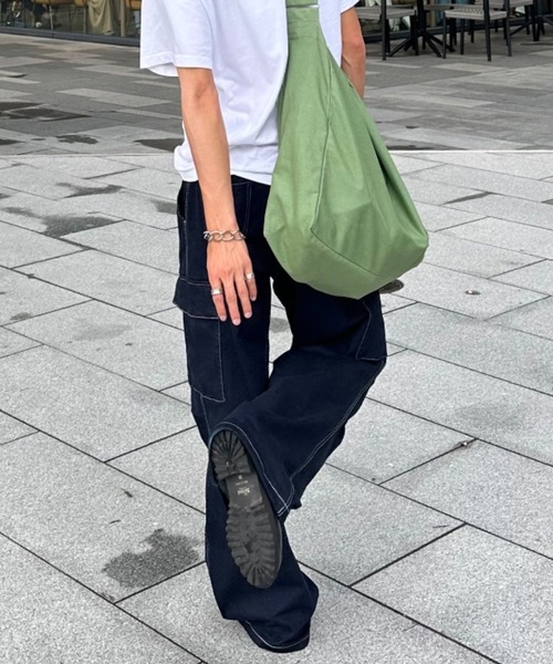 ZOZOMARKET（ゾゾマーケット）の「ZOZOMARKET by みずきち-ワンタックカーゴデニム（デニムパンツ・メンズ・ネイビー・マルチサイズ）」の8枚目の写真