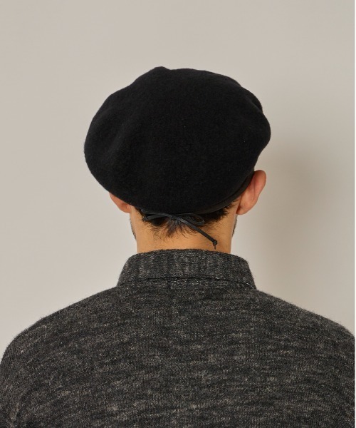 arth(アース)の「arth Ca Monty Beret / アース(ハンチング/ベレー帽・メンズ・ブラック/グレー・60cm/58cm)」の5枚目の写真