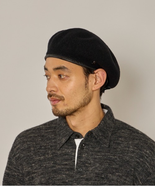 帽子 Mountain Research 2351 Bear Beret BLACK 帽子 Mountain Research 2351 Bear Beret BLACK 帽子 Mountain