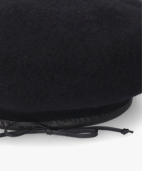arth(アース)の「arth Ca Monty Beret / アース(ハンチング/ベレー帽・メンズ・ブラック/グレー・60cm/58cm)」の13枚目の写真