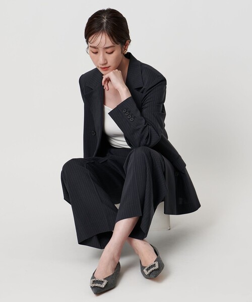 Pippichic（ピッピシック）の「＜PIPPICHIC＞ANNA V JWL FLN フラットパンプス（パンプス・レディース・グレー系・37h/38/36h/35h/36/37）」の12枚目の写真