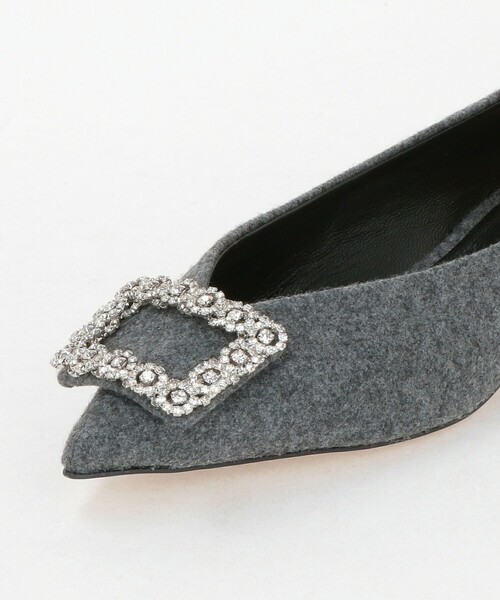 Pippichic（ピッピシック）の「＜PIPPICHIC＞ANNA V JWL FLN フラットパンプス（パンプス・レディース・グレー系・37h/38/36h/35h/36/37）」の13枚目の写真