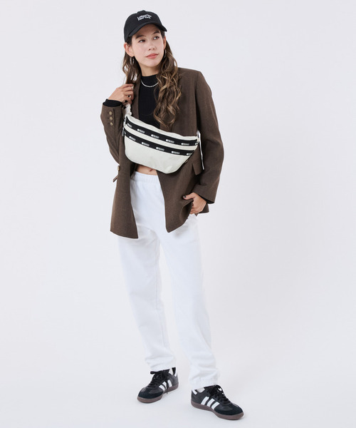 LeSportsac（レスポートサック）の「HERITAGE BELT BAG スペクテイターサンドバー/ブラック（ボディバッグ/ウエストポーチ・レディース・ホワイト・FREE）」の3枚目の写真