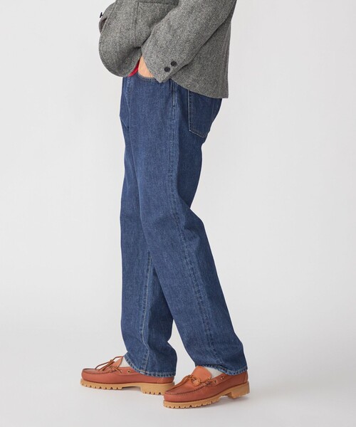 SHIPS（シップス）の「SHIPS: AUTHENTIC 5ポケット ブリーチ デニム（デニムパンツ・メンズ・ブラック/ロイヤルブルー・SMALL/MEDIUM/LARGE/X-LARGE）」の4枚目の写真