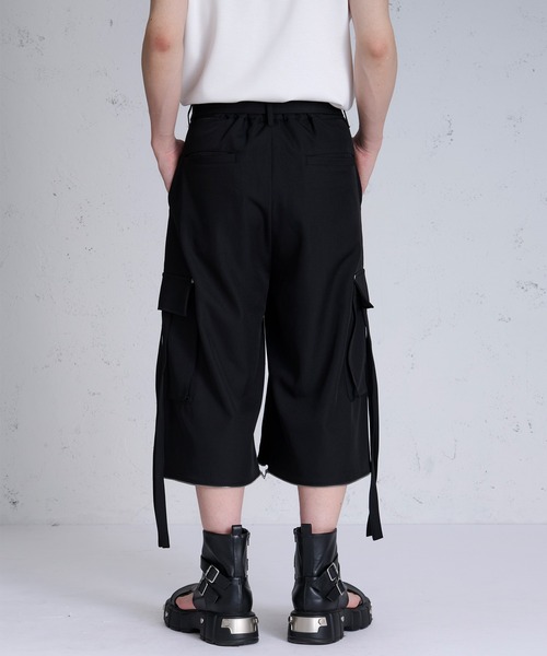 狐独（コドク）の「【狐独】2wayハカマコードカーゴスラックス（カーゴパンツ・メンズ・ブラック・SMALL/LARGE/MEDIUM）」の20枚目の写真
