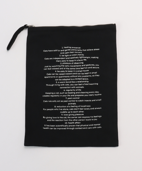 B.C STOCK（ベーセーストック）の「【WEB＋一部店舗限定】CAT charge bag（ショルダーバッグ・レディース・ブルー/ブラック・FREE）」の3枚目の写真