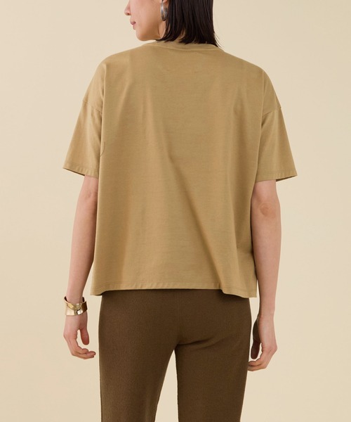 marmors（マルモア）の「【marmors】"MARMORS"flocky logo T-shirt（Tシャツ/カットソー・レディース・ベージュ/ブラック/ホワイト・36）」の8枚目の写真