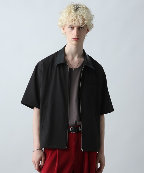 HARE（ハレ）の「【SET UP対応】キリカエZIPシャツ(HARE)（シャツ/ブラウス・メンズ・ネイビー/グレー/ブラック・FREE）」の10枚目の写真