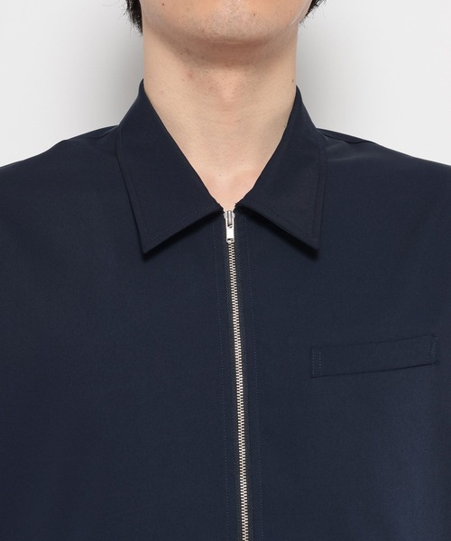 HARE（ハレ）の「【SET UP対応】キリカエZIPシャツ(HARE)（シャツ/ブラウス・メンズ・ネイビー/グレー/ブラック・FREE）」の18枚目の写真