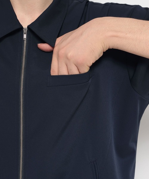 HARE（ハレ）の「【SET UP対応】キリカエZIPシャツ(HARE)（シャツ/ブラウス・メンズ・ネイビー/グレー/ブラック・FREE）」の19枚目の写真