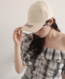 one after another NICE CLAUP | ロゴ刺繍コーデュロイキャップ(キャップ)