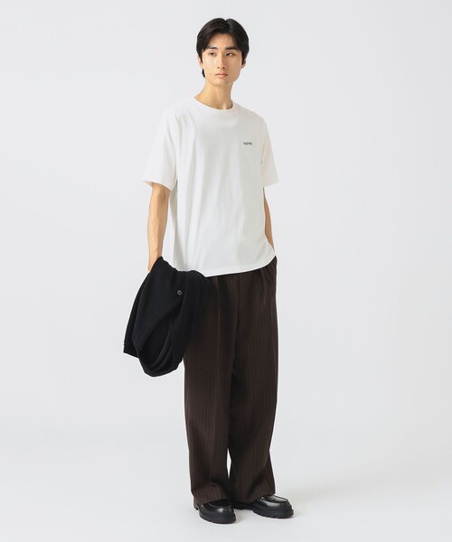 BEAMS HEART（ビームスハート）の「サカリバ カーディガン (Tシャツ セット)（カーディガン/ボレロ・メンズ・ブラウン/ブラック・MEDIUM/LARGE/SMALL）」の7枚目の写真