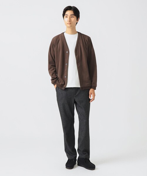 BEAMS HEART（ビームスハート）の「サカリバ カーディガン (Tシャツ セット)（カーディガン/ボレロ・メンズ・ブラウン/ブラック・MEDIUM/LARGE/SMALL）」の12枚目の写真