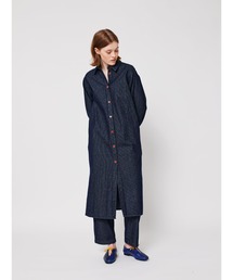 Denim stripe dress