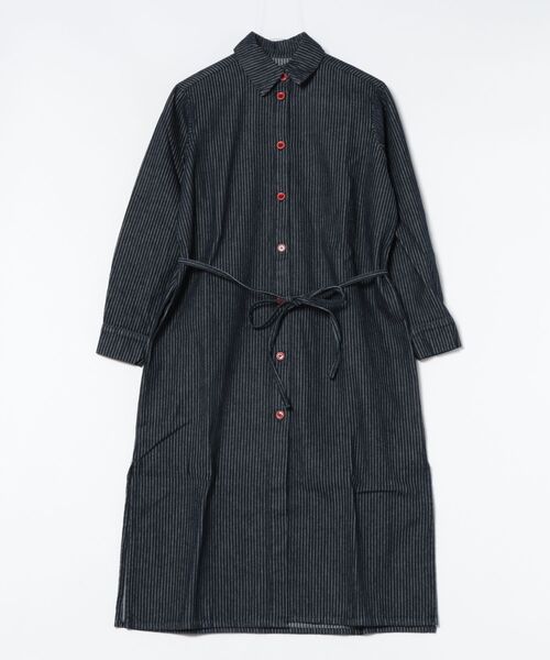 BOBO CHOSES(ボボショーズ)の「Denim stripe dress(ワンピース・レディース・ネイビー・L/M/S/XS)」の13枚目の写真