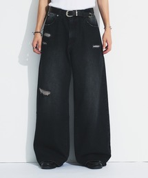 Adoon plain(Ah[v[)ASSORTED BASIC WIDE DENIM PANTS / A\[gx[VbNChfjpcinE_[Wj(fjpc)