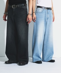 Adoon plain(Ah[v[)ASSORTED BASIC WIDE DENIM PANTS / A\[gx[VbNChfjpcinE_[Wj(fjpc)