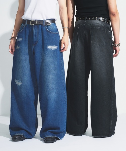 あんこバター　コットンハウスアヤ　デニムカジュアルパンツ　アミング antiqua_aya-00022
