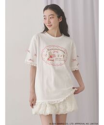 merry jenny | マロンクリームribbonスリーブTee(Tシャツ/カットソー)