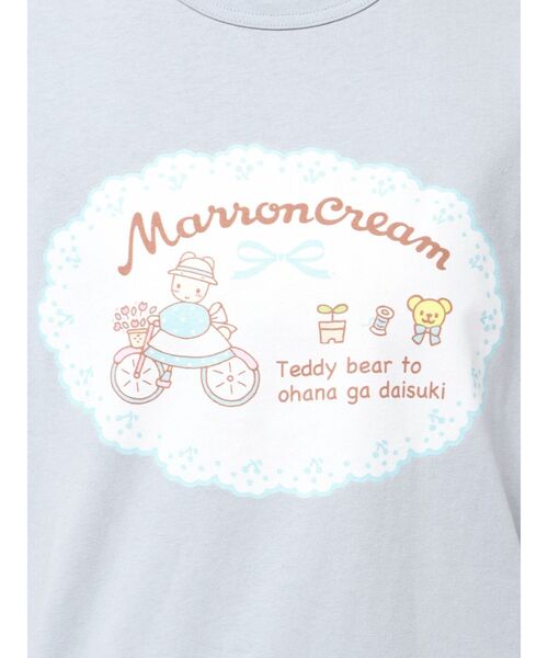 ⭐︎merry Jenny⭐︎ 新品タグ付きマロンクリーム マロンクリームribbonスリーブTee（Tシャツ/カットソー）｜merry