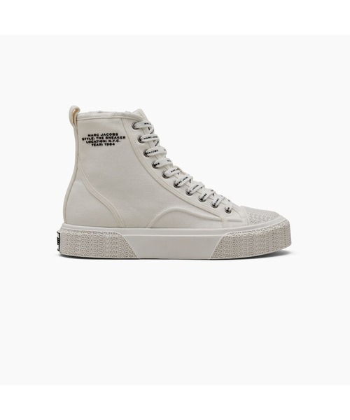 MARC JACOBS（マークジェイコブス）の「THE HIGH TOP SNEAKER/ザ キャンバス ハイ トップ スニーカー（スニーカー・レディース・ホワイト・41）」の3枚目の写真