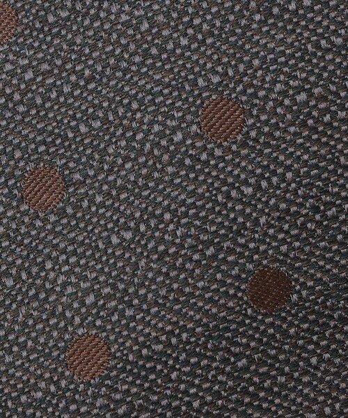 SHIPS（シップス）の「Puccini: シルク ウール メランジ ドット ネクタイ（ネクタイ・メンズ・カーキ/コバルトブルー/ワイン/ダークグレー・2）」の6枚目の写真