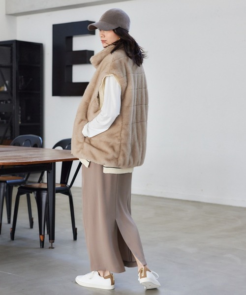 ミンクライクベスト　今期　バンヤードストーム ミンクライクベスト 今期 バンヤードストーム